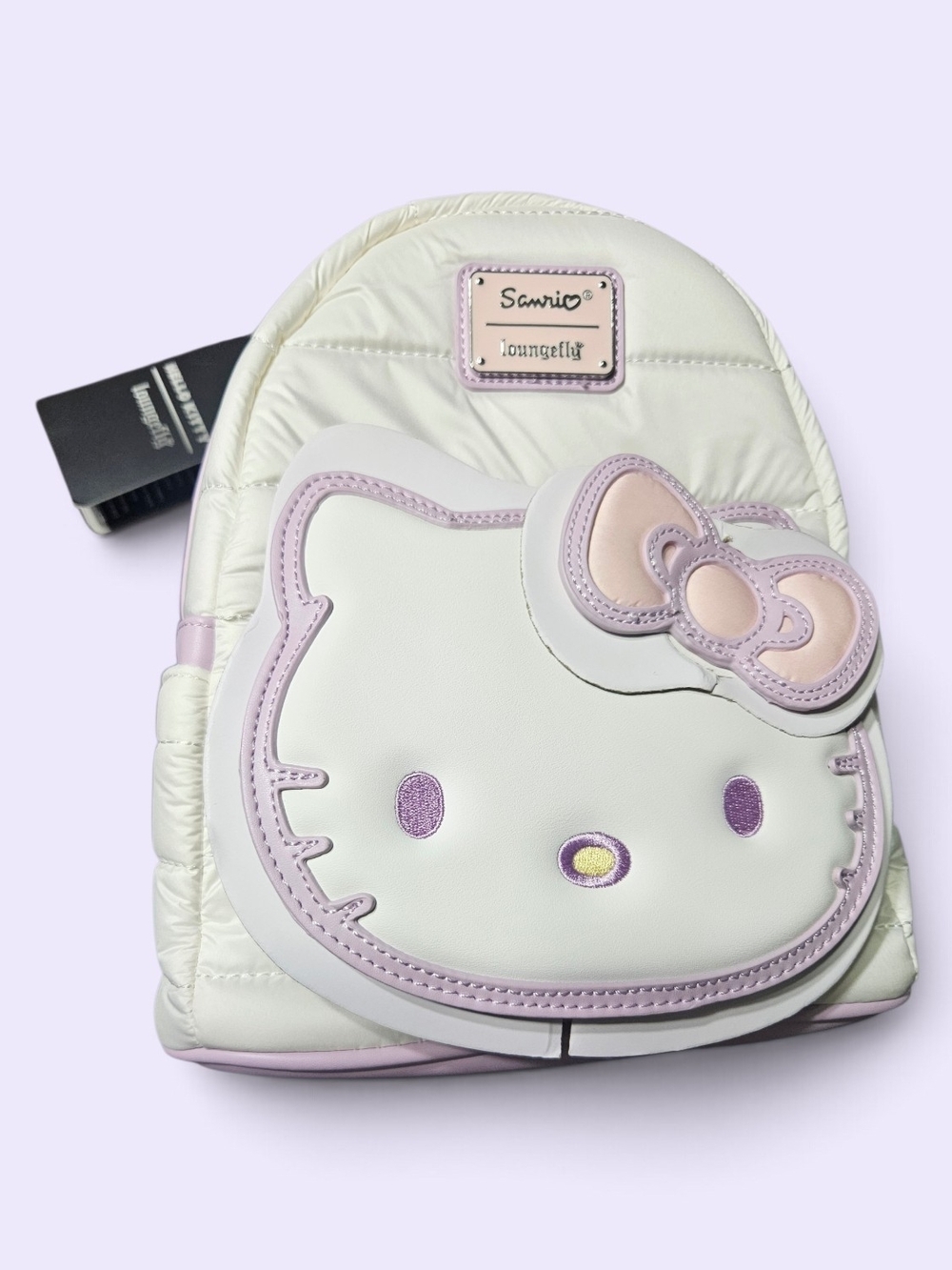 Loungefly Kids White & Lavender Hello Kitty Mini Backpack